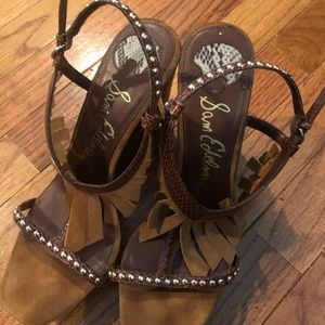 Sam Edelman Leather Wedge sandals